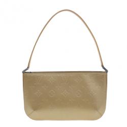 Pre Owned حقيبة يد صغيرة لوي فيتون جلد فيرنيس برونزي