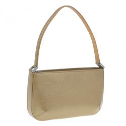 Pre Owned حقيبة يد صغيرة لوي فيتون جلد فيرنيس برونزي