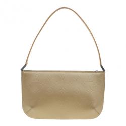 Pre Owned حقيبة يد صغيرة لوي فيتون جلد فيرنيس برونزي