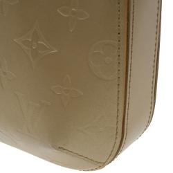 Pre Owned حقيبة يد صغيرة لوي فيتون جلد فيرنيس برونزي