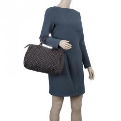 Pre Owned Louis Vuitton Monogram Canvas Mini Lin Speedy 30