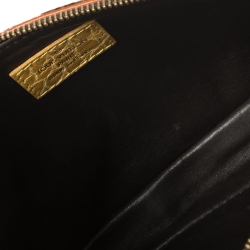 Pre Owned Louis Vuitton Brown/Yellow Monogram Velvet Limited Edition Trompe L'oeil Pochette Accessories Bag