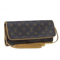 Pre Owned Louis Vuitton Monogram Canvas Pochette Shoulder Bag PM