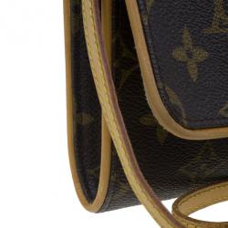 Pre Owned Louis Vuitton Monogram Canvas Pochette Shoulder Bag PM