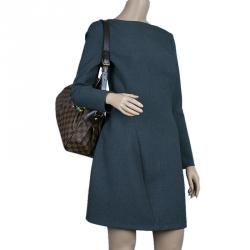 Pre Owned Louis Vuitton Damier Ebene Canvas Trevi Charm Satchel PM Bag