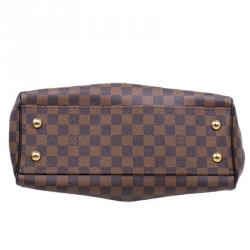 Pre Owned Louis Vuitton Damier Ebene Canvas Trevi Charm Satchel PM Bag