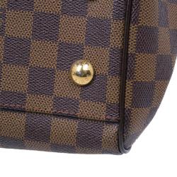 Pre Owned Louis Vuitton Damier Ebene Canvas Trevi Charm Satchel PM Bag
