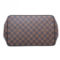 Pre Owned Louis Vuitton Damier Ebene Canvas Bergamo Satchel MM Bag