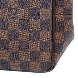 Pre Owned Louis Vuitton Damier Ebene Canvas Bergamo Satchel MM Bag