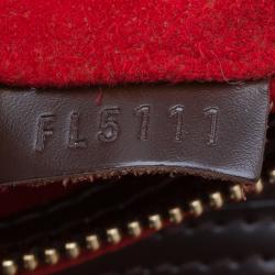 Pre Owned Louis Vuitton Damier Ebene Canvas Bergamo Satchel MM Bag