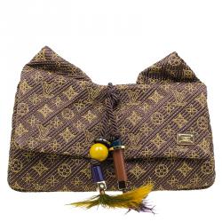LOUIS VUITTON Jacquard Quilted Monogram Limelight African Queen