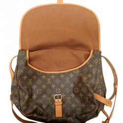 Pre Owned Louis Vuitton Monogram Canvas Messenger Saumur 35