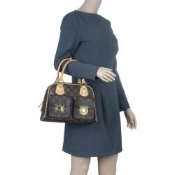 Pre Owned حقيبة لوي فيتون منهاتن كانفاس مونوغرامي PM