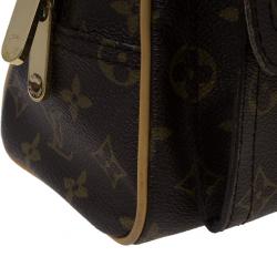 Pre Owned حقيبة لوي فيتون منهاتن كانفاس مونوغرامي PM