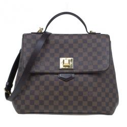 Pre Owned Louis Vuitton Damier Ebene Bergamo GM