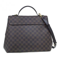 Pre Owned Louis Vuitton Damier Ebene Bergamo GM