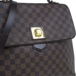 Pre Owned Louis Vuitton Damier Ebene Bergamo GM