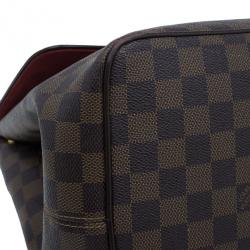 Pre Owned Louis Vuitton Damier Ebene Bergamo GM