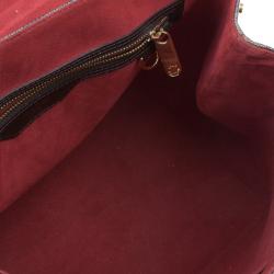 Pre Owned Louis Vuitton Damier Ebene Bergamo GM