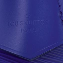 Pre Owned Louis Vuitton Purple Leather Epi Alma PM