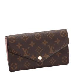 Pre Owned Louis Vuitton Brown Monogram Coated Canvas Josephine Wallet