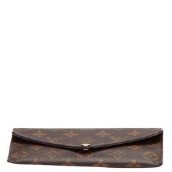 Pre Owned Louis Vuitton Brown Monogram Coated Canvas Josephine Wallet
