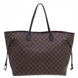 Louis Vuitton Damier Ebene Canvas Neverfull GM Bag
