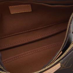 Pre Owned Louis Vuitton Monogram Canvas Kaki Multi Pochette Accessoires