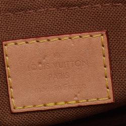 Pre Owned Louis Vuitton Monogram Canvas Kaki Multi Pochette Accessoires