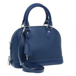 Pre Owned حقيبة يد لوي فيتون ألما جلد إيبي نيلي BB