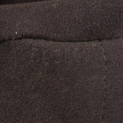 Pre Owned Louis Vuitton Brown Embossed Leather Paris Souple Whisper GM