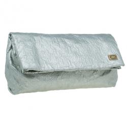 Pre Owned حقيبة يد لوي فيتون لايم لايت جلد عجل فضي مونوجرامي GM