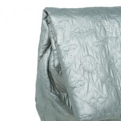 Pre Owned حقيبة يد لوي فيتون لايم لايت جلد عجل فضي مونوجرامي GM