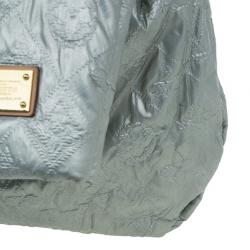 Pre Owned حقيبة يد لوي فيتون لايم لايت جلد عجل فضي مونوجرامي GM