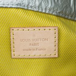 Pre Owned حقيبة يد لوي فيتون لايم لايت جلد عجل فضي مونوجرامي GM