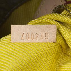 Pre Owned حقيبة يد لوي فيتون لايم لايت جلد عجل فضي مونوجرامي GM