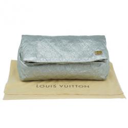 Pre Owned حقيبة يد لوي فيتون لايم لايت جلد عجل فضي مونوجرامي GM