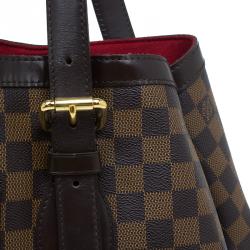 Pre Owned حقيبة لوي فيتون هامبستيد كانفاس دامييه أيبين MM