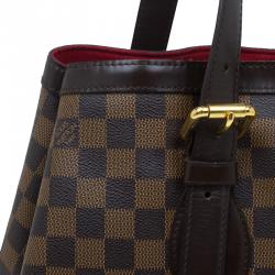 Pre Owned حقيبة لوي فيتون هامبستيد كانفاس دامييه أيبين MM