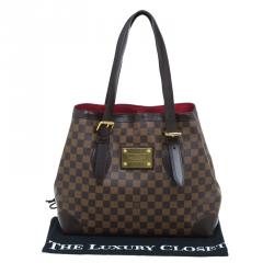 Pre Owned حقيبة لوي فيتون هامبستيد كانفاس دامييه أيبين MM