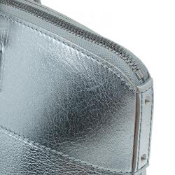 مملوكة مسبقًا Louis Vuitton Silver Suhali Leather Lockit MM Bag