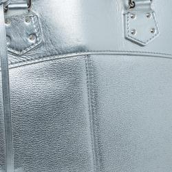 مملوكة مسبقًا Louis Vuitton Silver Suhali Leather Lockit MM Bag