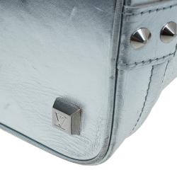 مملوكة مسبقًا Louis Vuitton Silver Suhali Leather Lockit MM Bag