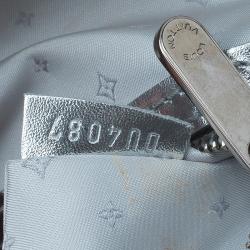 مملوكة مسبقًا Louis Vuitton Silver Suhali Leather Lockit MM Bag