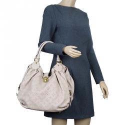 Louis Vuitton, Bags, Louis Vuittonxl Mahina Leather Handbag Hobo Bag