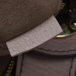 Pre Owned Louis Vuitton Beige Monogram Mahina Leather Large Hobo