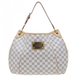 Pre Owned Louis Vuitton Damier Azur Canvas Galliera PM