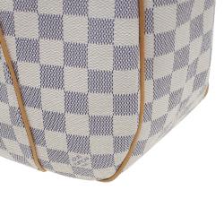Pre Owned Louis Vuitton Damier Azur Canvas Galliera PM
