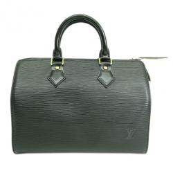 مملوكة مسبقًا Louis Vuitton Black Epi Leather Speedy 25