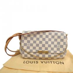 Pre Owned Louis Vuitton Damier Azur Canvas Favorite MM